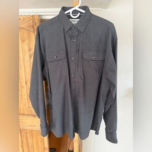 Poncho Flannel | Heather Grey | Large | Regular